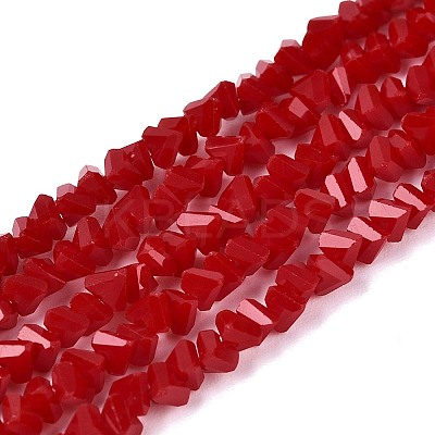 Opaque Glass Beads Strands GLAA-N019-3mm-10-1