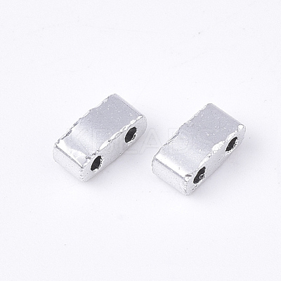 Electroplate Opaque Glass Seed Beads SEED-S023-20B-03-1