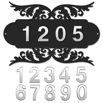DIY House Number Kits AJEW-CN0001-40-1