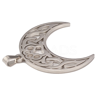 Non-Tarnish 304 Stainless Steel Hollow Pendants STAS-P321-04P-1