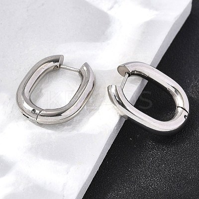 201 Stainless Steel Hoop Earrings LS-EJEW-Q026-12P-A-1