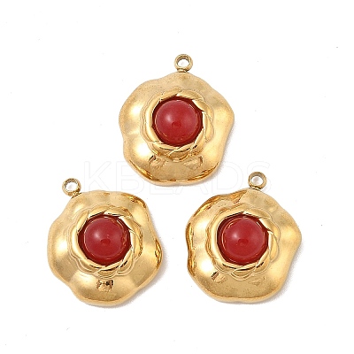 Natural Carnelian(Dyed & Heated) Pendants STAS-P380-20G-01-1