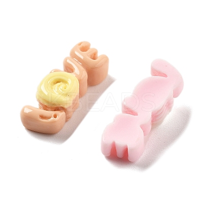 Cute Mini Cartoon Series Resin Cabochons CRES-I037-05D-1