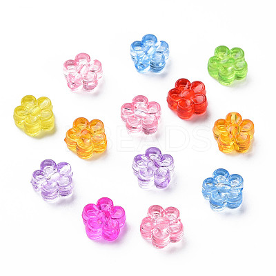 Transparent Acrylic Beads X-MACR-N013-018-1