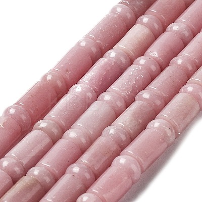 Natural Pink Opal Beads Strands G-L585-B02-01-1