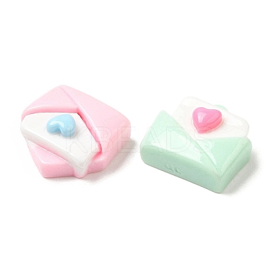Cartoon Opaque Resin Cabochons RESI-C039-02E-1