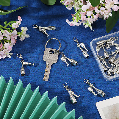 20Pcs Alloy Pendant Decorations HJEW-PH02484-1