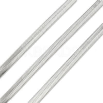Brass Herringbone Chains CHC-C011-02P-1