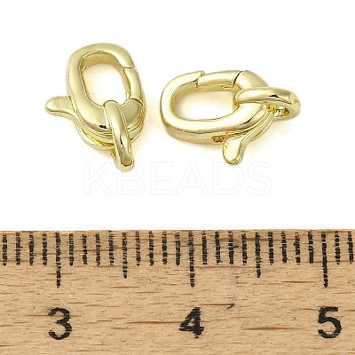 Brass Lobster Claw Clasps KK-B089-29G-1