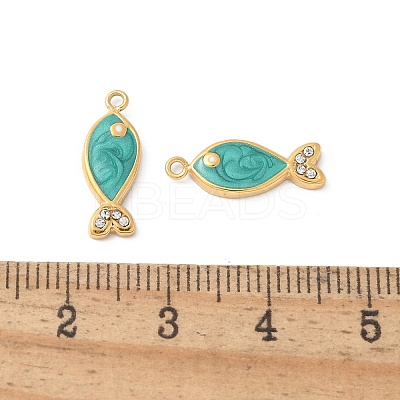 304 Stainless Steel Enamel Pendants STAS-Z122-22G-01-1