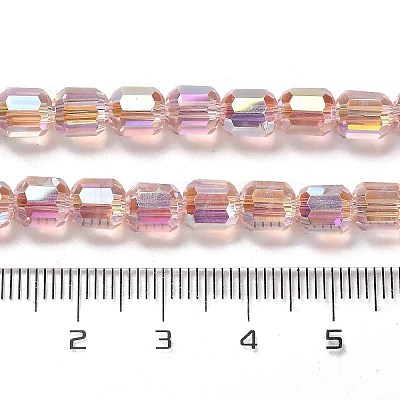 Electroplate Glass Beads X1-EGLA-D030-19O-1