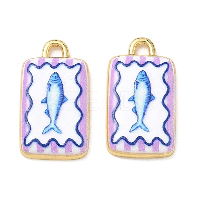 Printed Brass Pendants KK-CBAF9BC-16G-02-1