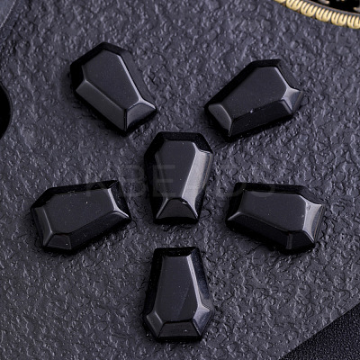 Natural Obsidian Carved Coffin Decorations PW-WG95774-05-1