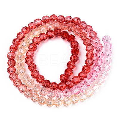 Transparent Glass Beads Strands LS-GLAA-E036-07N-1