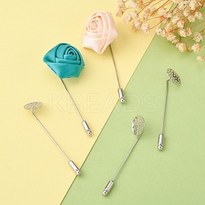 Brass Sieve Brooch Pins KK307-NF-1