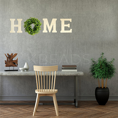 Letter Unfinished Wood Blank Cutouts LS-DIY-ZX040-01H-1