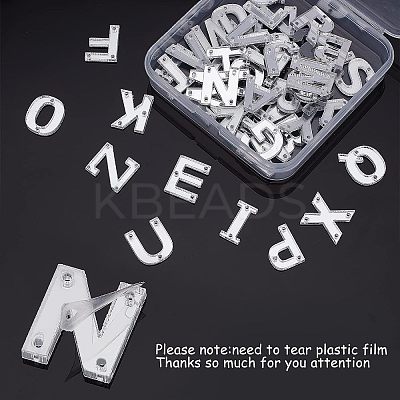 52Pcs 26 Style Acrylic Sew on Rhinestone FIND-FG0001-22-1