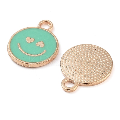 Alloy Enamel Pendants PALLOY-S192-04G-1