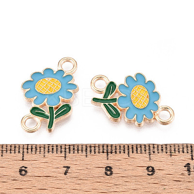 Alloy Enamel Connector Charms PALLOY-N181-10KCG-1