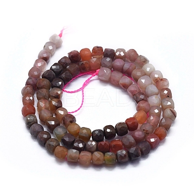 Natural Multi-Color Agate Beads Strands G-D0013-24-1