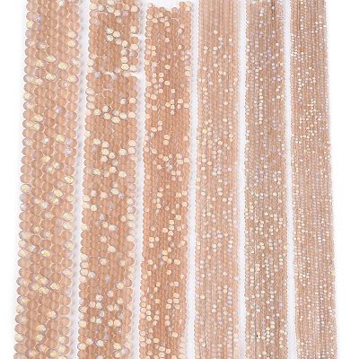 Transparent Glass Beads Strands EGLA-A044-T4mm-MB20-1