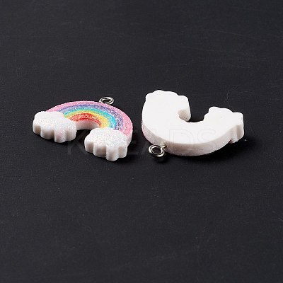 Opaque Resin Pendants RESI-G040-D03-A-1