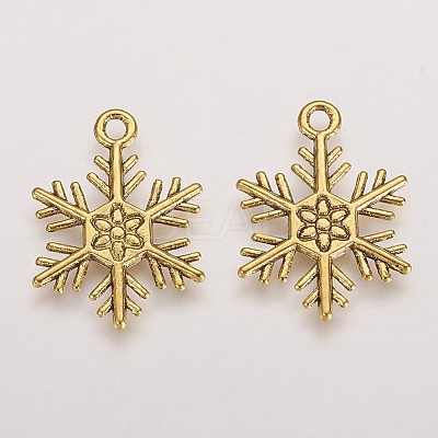 Tibetan Style Alloy Pendants TIBEP-3264-AG-RS-1