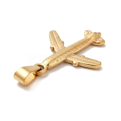PVD Vacuum Plating 201 Stainless Steel Pendants STAS-P314-19G-1