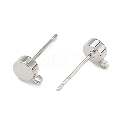 SHEGRACE Brass Stud Earring Findings XGR0105P-151P-1