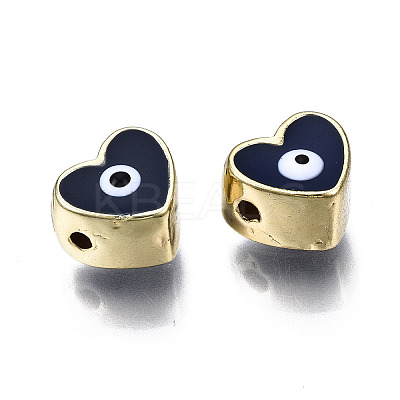 Alloy Enamel Beads PALLOY-Q441-036C-RS-1