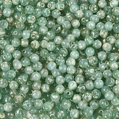 Picasso Baking Paint Glass Seed Beads SEED-N007-35D-1