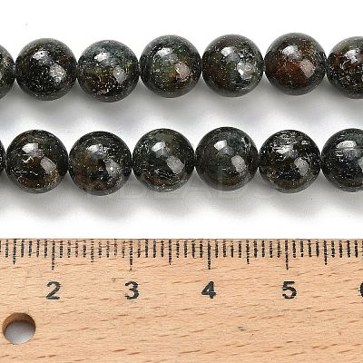 Natural Green Kyanite Beads Strands G-H335-B02-8mm-AB-1
