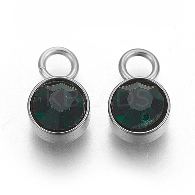 Glass Rhinestone Charms STAS-F189-P03-1