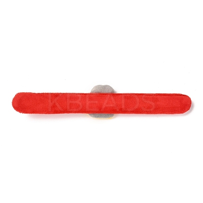 (Jewelry Parties Factory Sale)Christmas Slap Bracelets X1-BJEW-B012-03-1