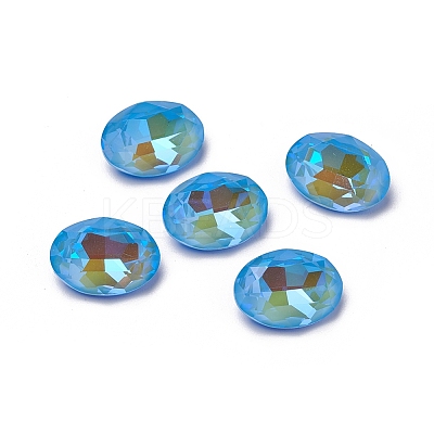 Glass Rhinestone Cabochons X-RGLA-I002-A02-1