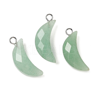 Natural Green Aventurine Pendants G-L614-D05-P02-1