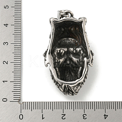 316 Surgical Stainless Steel Pendants STAS-Z073-69AS-1