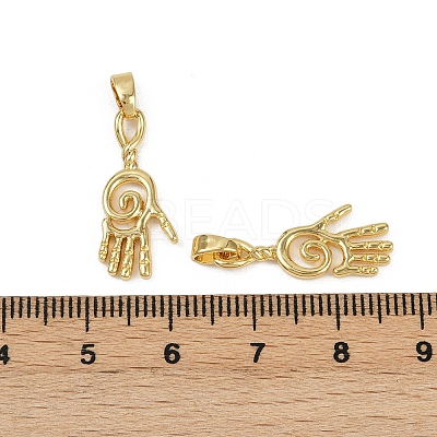 Brass Pendants KK-C093-02G-1