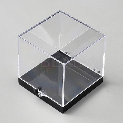 Transparent Plastic Minifigures Display Case ODIS-WH0043-110-1