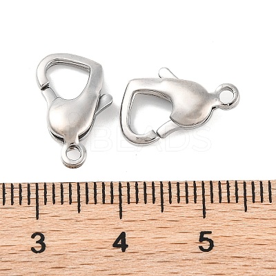 Tarnish Resistant 304 Stainless Steel Lobster Claw Clasps STAS-H002-1