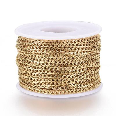 304 Stainless Steel Curb Chains STAS-D414-09-1