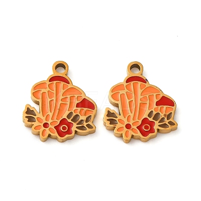 304 Stainless Steel Pendants STAS-CJC0016-03H-G-1
