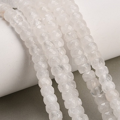 Natural Quartz Crystal Beads Strands GG-CBA792A-A01-4x7mm-1
