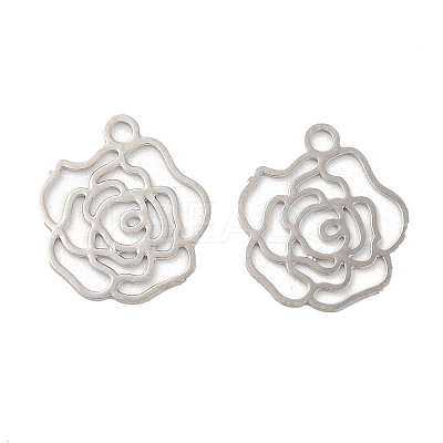 Long-Lasting Plated Brass Filigree Pendants KK-K336-32P-1