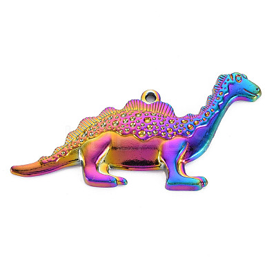 Rainbow Color Alloy Pendants PALLOY-S180-257-NR-1