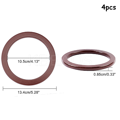 Wooden Round Shaped Handles Replacement WOOD-PH0009-19-1