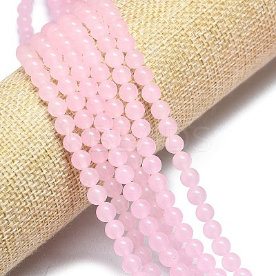 Natural Malaysia Jade Beads Strands G-L645-C01-6mm-22-1