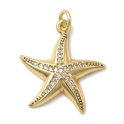Brass Micro Pave Cubic Zirconia Pendants KK-H092-02A-G-1