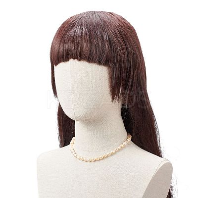 Natural Pearl Beaded Necklaces for Women NJEW-JN04107-1