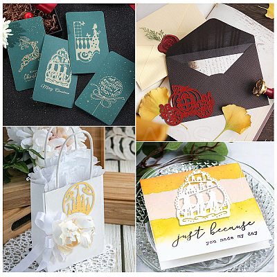 Fairy Tale Carbon Steel Cutting Dies Stencils DIY-DM0001-023-1